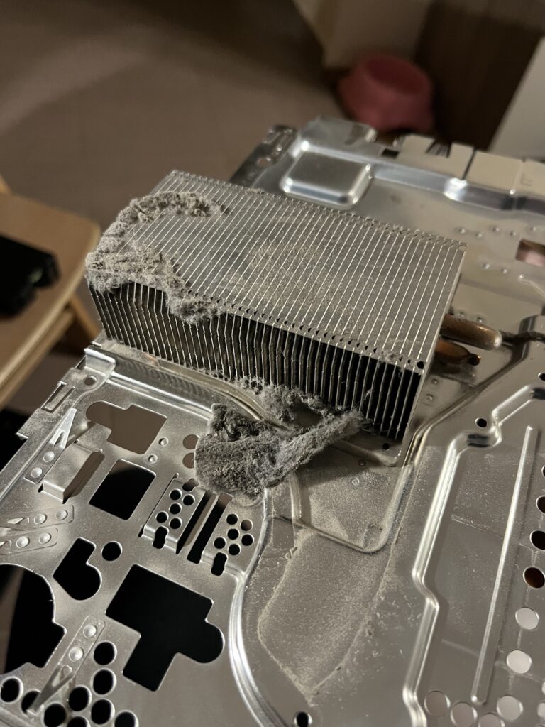 Nagyon poros Play Station 4 CPU hűtőradiátor